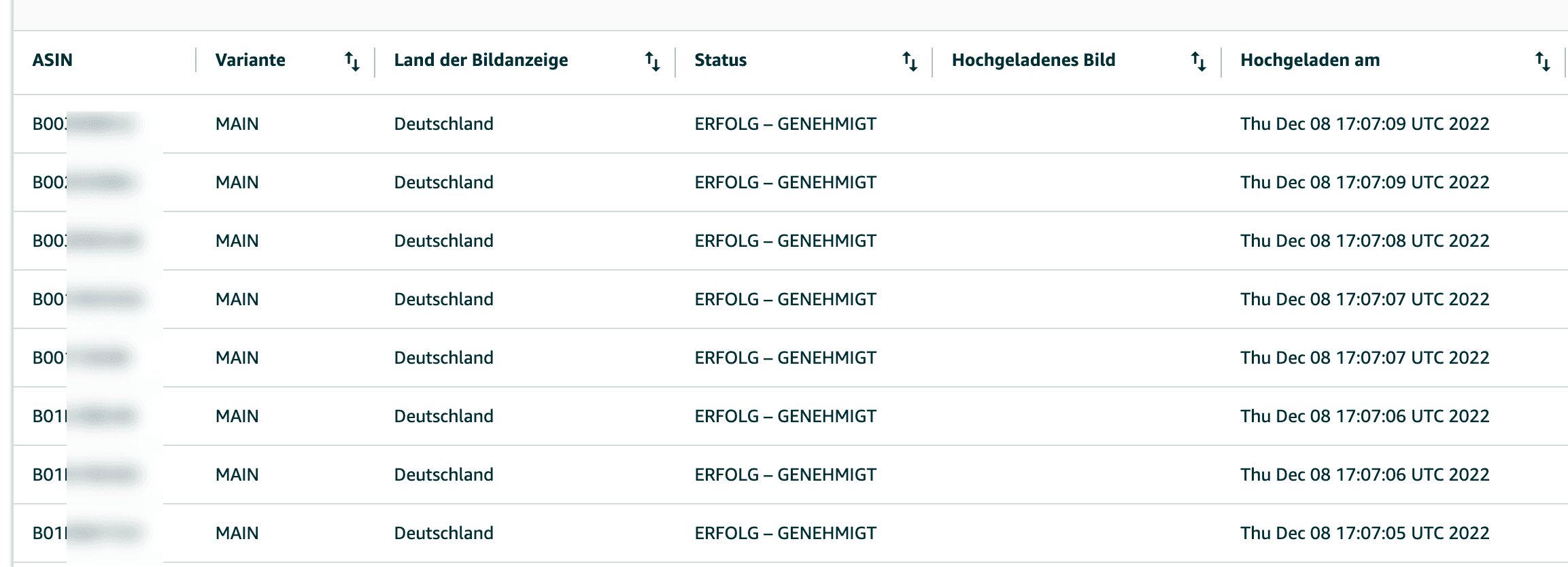 Statusberich Bilder in großen Mengen hochladen