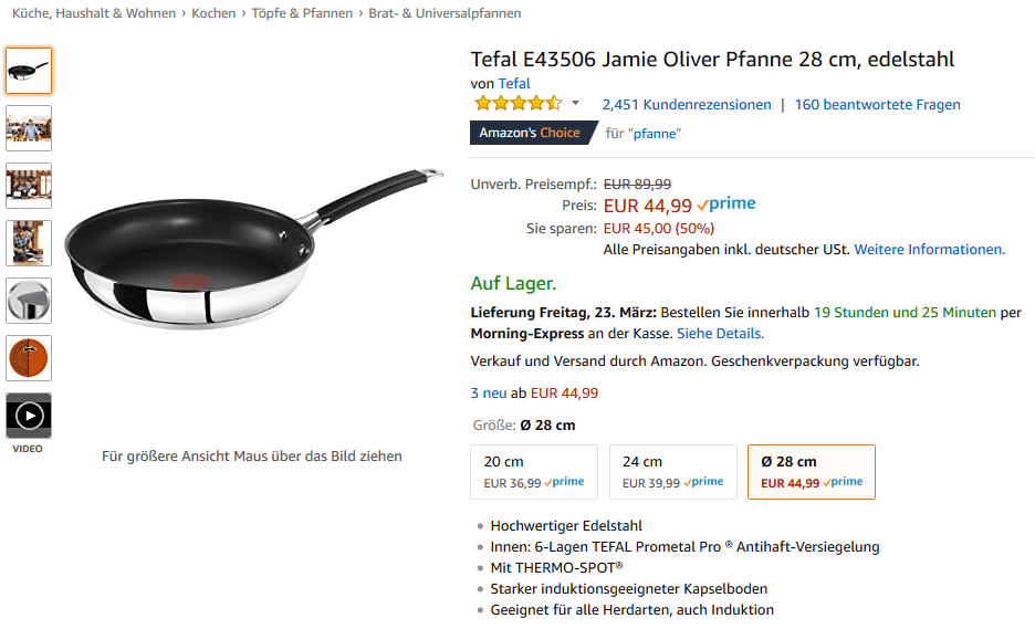 Beispiel Tefal Quelle: https://www.amazon.de/dp/B0045CJYHO